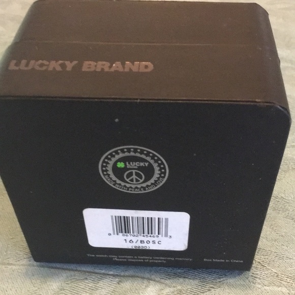Lucky Brand Peace/Love Watch NEW UniSex adjustable a Beautiful & hip Timepiece. - Picture 8 of 8